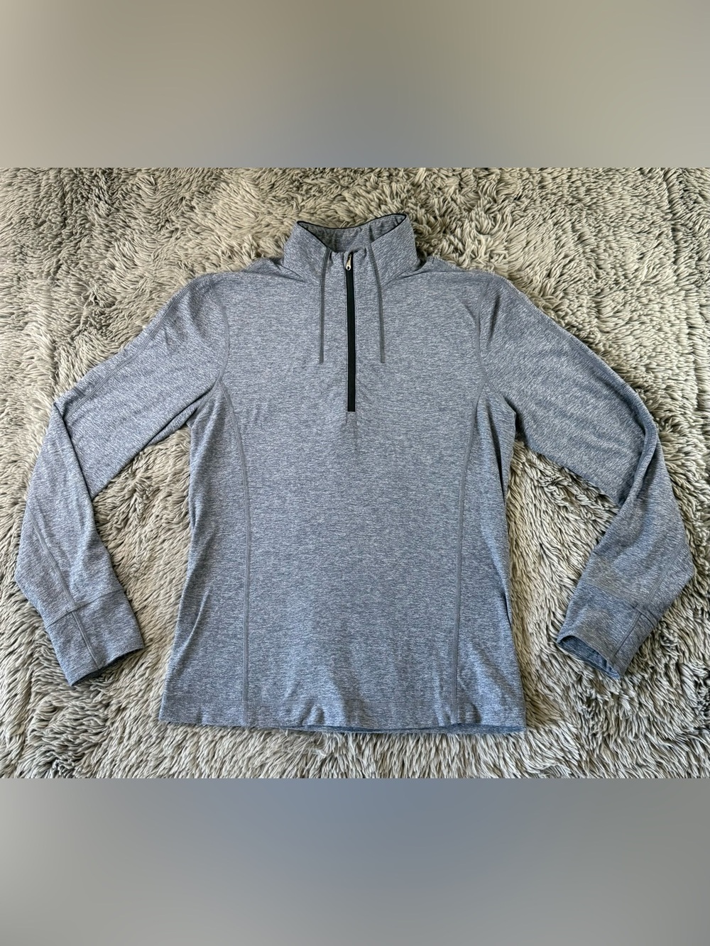 Lululemon Swiftly Tech 1/2 Zip Pullover Gray Long Sleeve Running Top Small